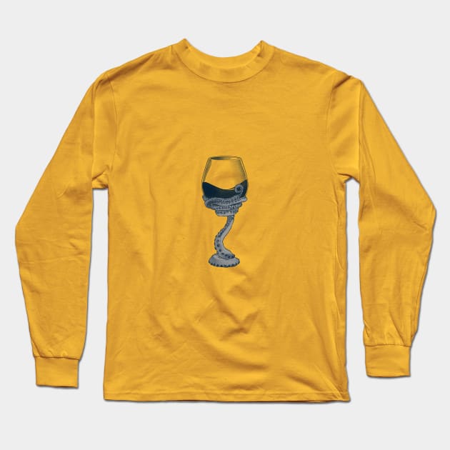 Kraken goblet Long Sleeve T-Shirt by Ditees 